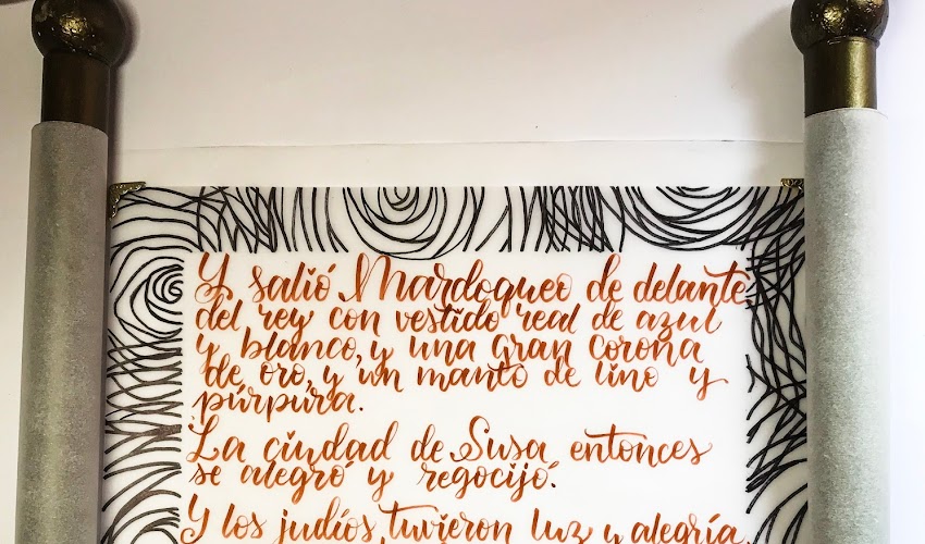 Lettering Challenge de Ester 8:15-16