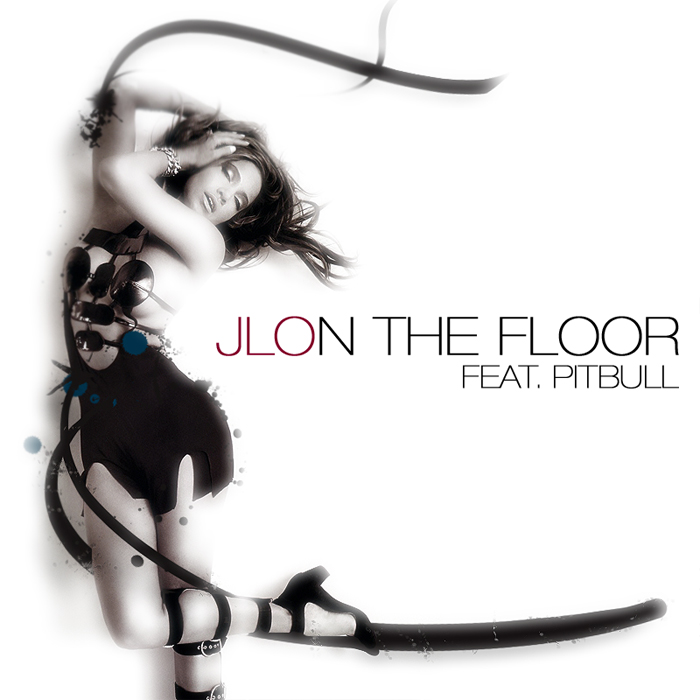 single album art jennifer lopez on the floor ft. pitbull. single album art jennifer