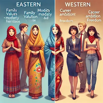 مشرقی اور مغربی عورت میں فرق