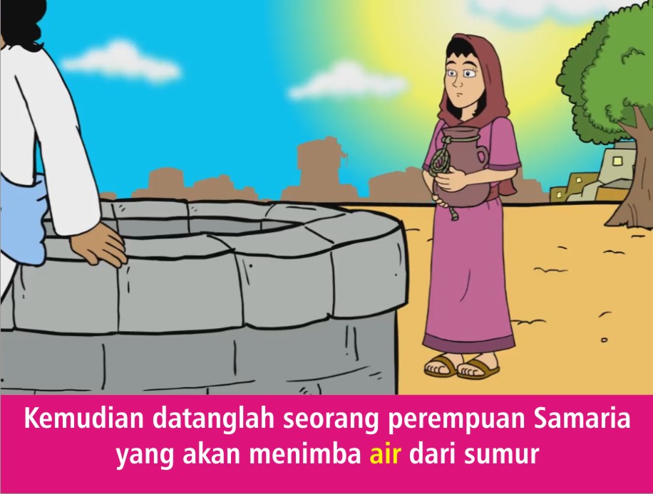 Komik Alkitab Anak: Tuhan Yesus Bertemu Perempuan Samaria