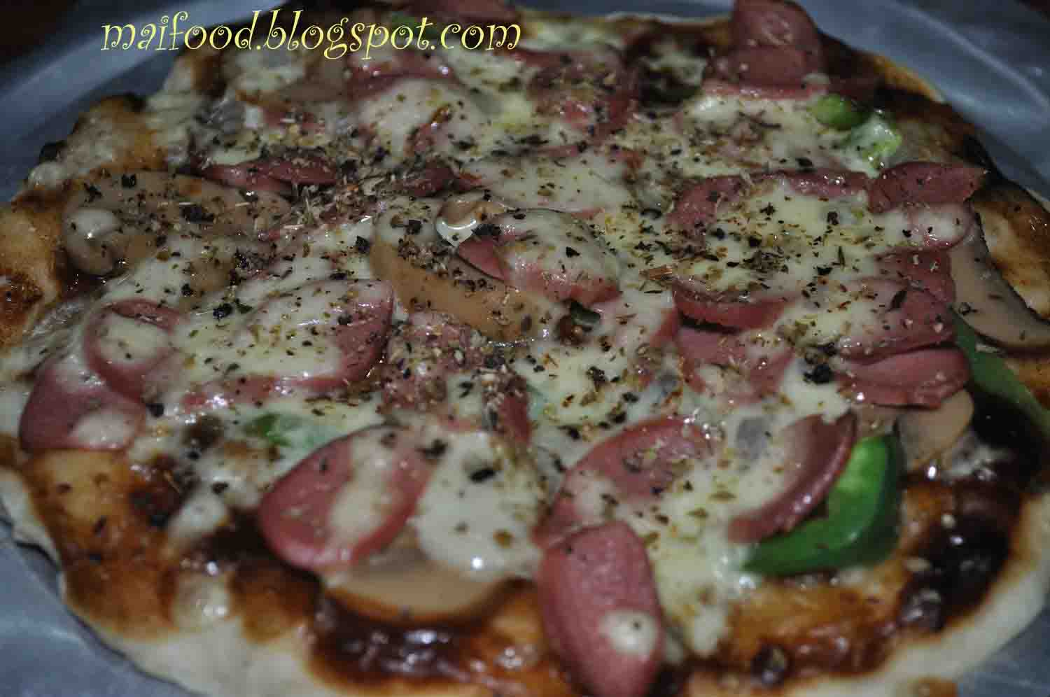 Maifood: black pepper sauce pizza