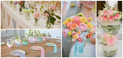 Using Pastels in a Wedding Theme