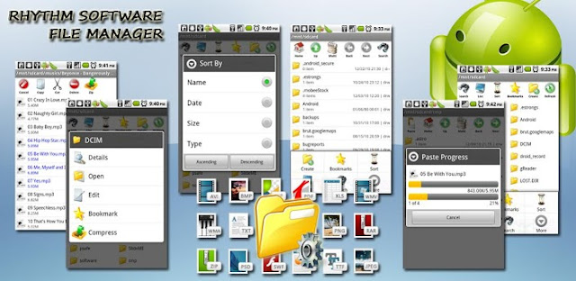 gambar file manager rythm software