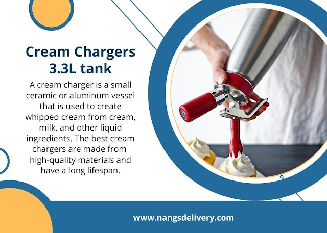 Cream Chargers 3.3L tank