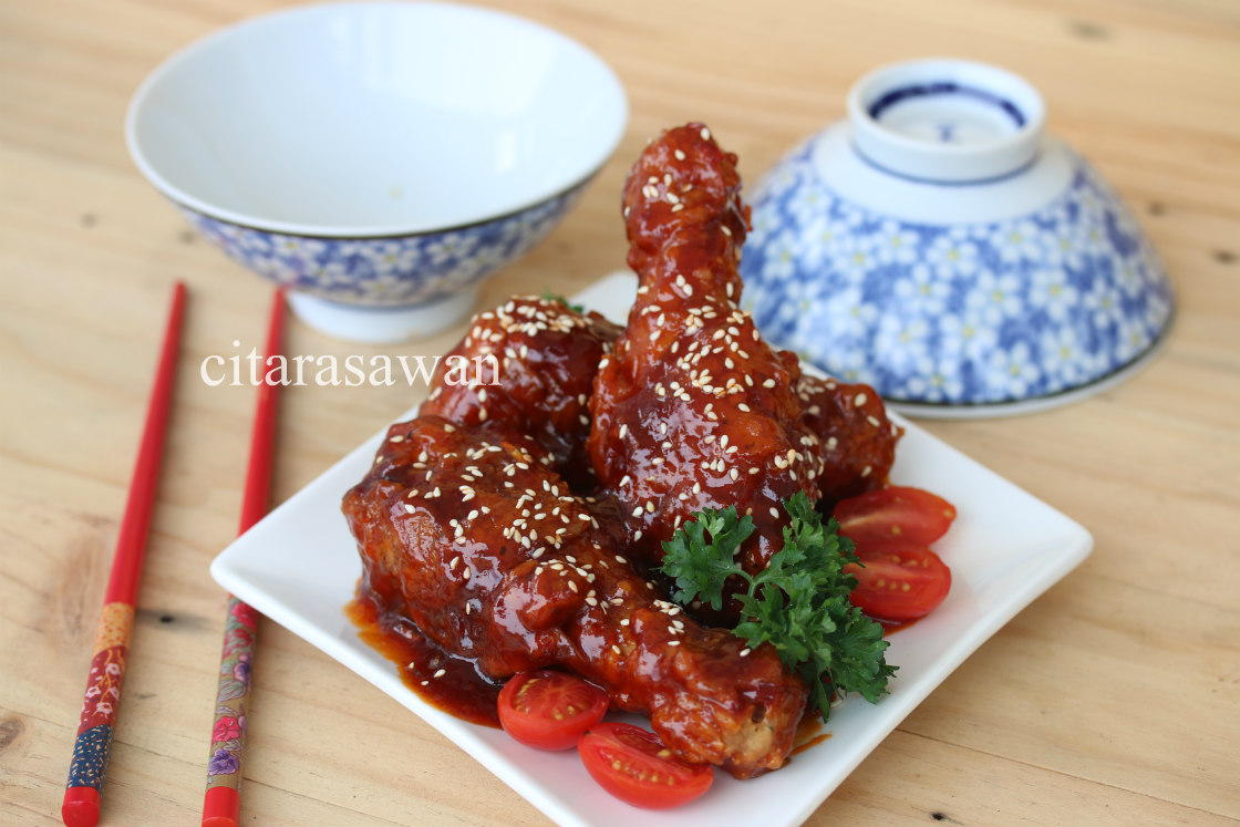 Ayam Goreng Korea / Korean Fried Chicken ~ Resepi Terbaik