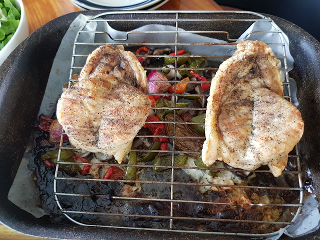 Roasted Pork Chops and Veggies