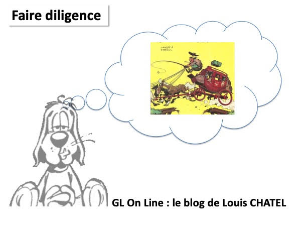 Image de Gai Luron se demandant si ça à voir avec la diligence de Lucky Luke