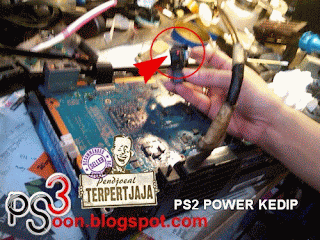 CARA MEMPERBAIKI PS2 BLANK KEDIP LAMPU POWERNYA
