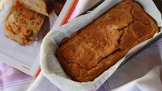 Pastel salado de salmon ahumado