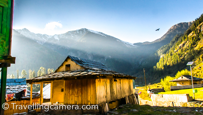 Wood is also used heavily in constructing these houses. Mostly it's cedar wood which is considered pretty strong. 