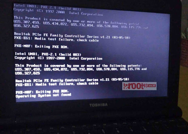 Masalah Operating System not found
