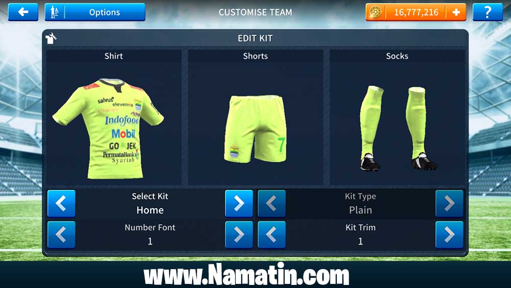 Logo Kit Dream League Soccer Persib 2019 2020 Kumpulan 