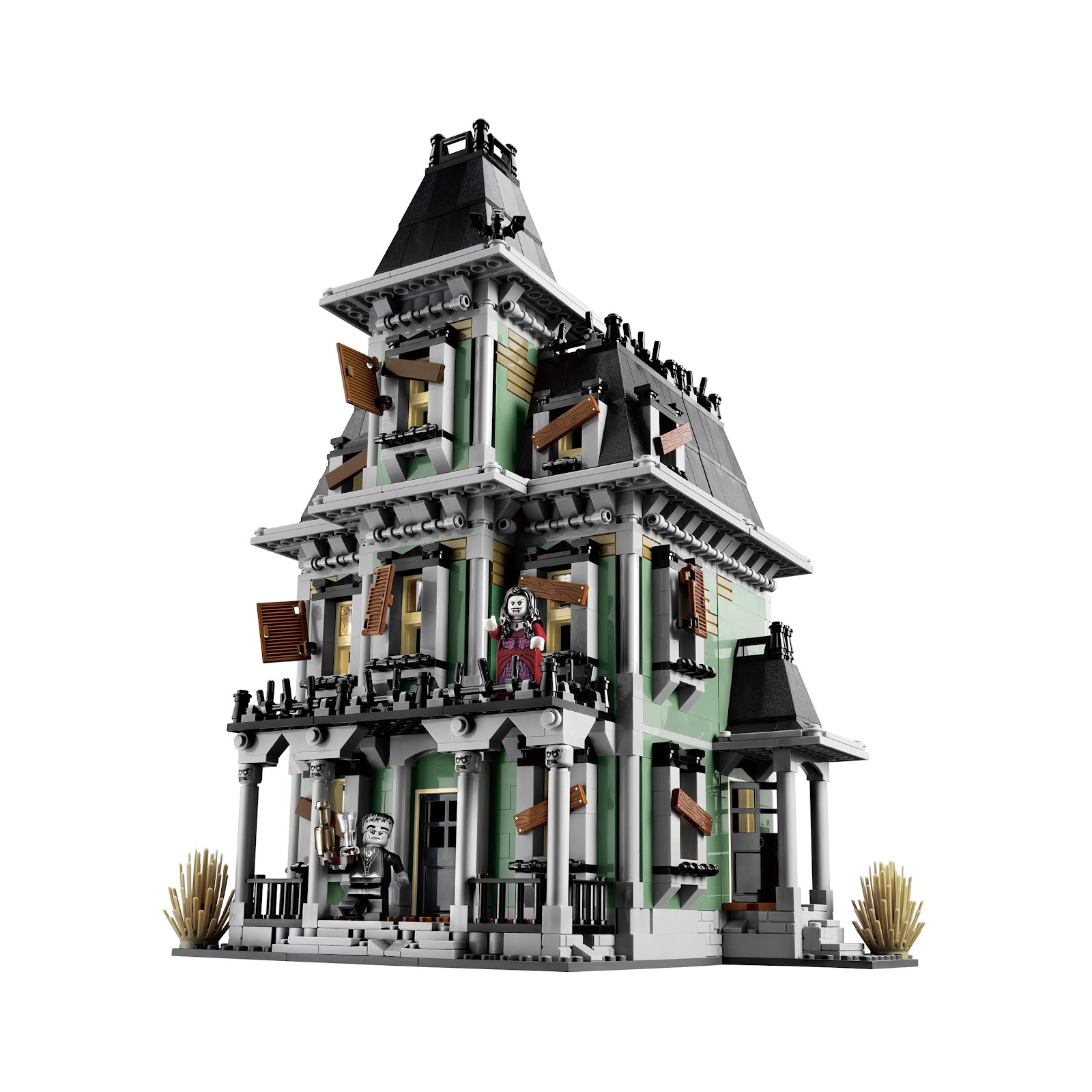 oneTWOBRICK com set database LEGO  10228 haunted  house 