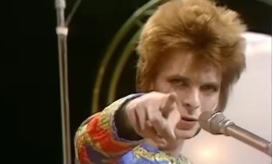 David Bowie's eponymous appearance on Top of the Pops in July 1972 performing Starman, as recorded by Is This Mutton