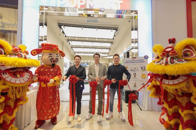 Pembukaan Gedung POP MART Pavilion KL gedung pertama di Malaysia