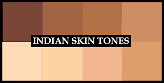 indian skin tone chart