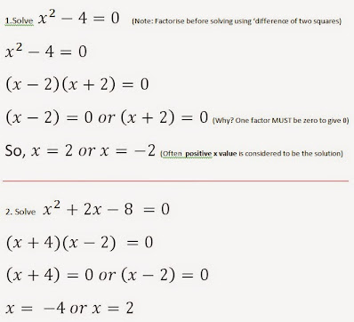 solve GCSE algebra questions - quadratic equations