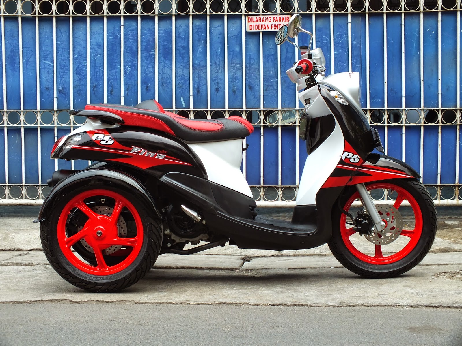 Kumpulan Modifikasi Motor Mio Tapak Lebar Terkeren Obeng Motor