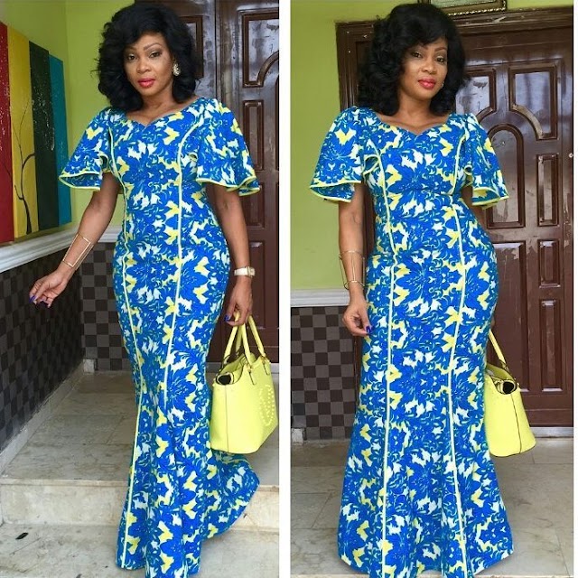 Latest Creative Aso Ebi Gown Style