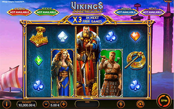 Main Gratis Slot Indonesia - Vikings Empires Treasures Playtech