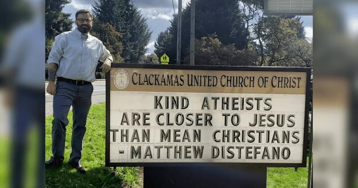 Church In Oregon Puts Up Inclusive Christian Signs Standing Against Hatred And Bigotry