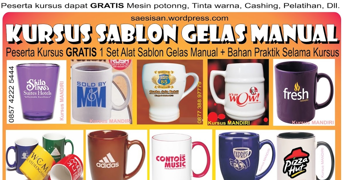 Percetakan, Sablon, Sparasi, Digital Printing, dll: http