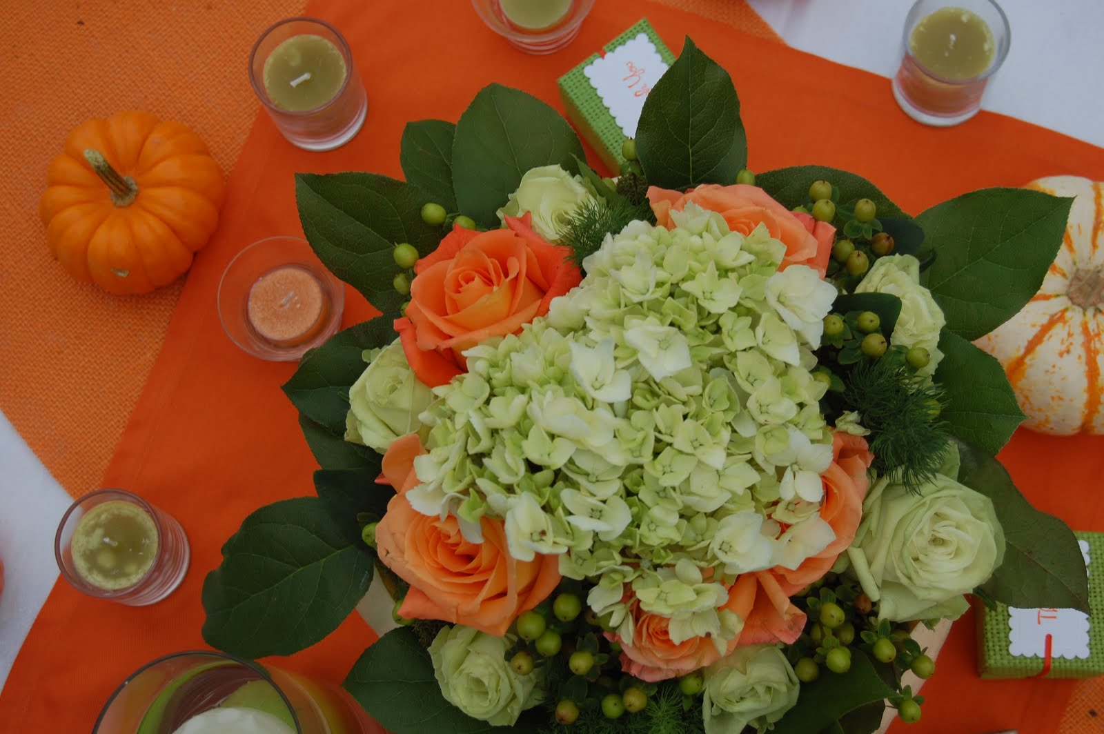 pumpkin wedding centerpieces