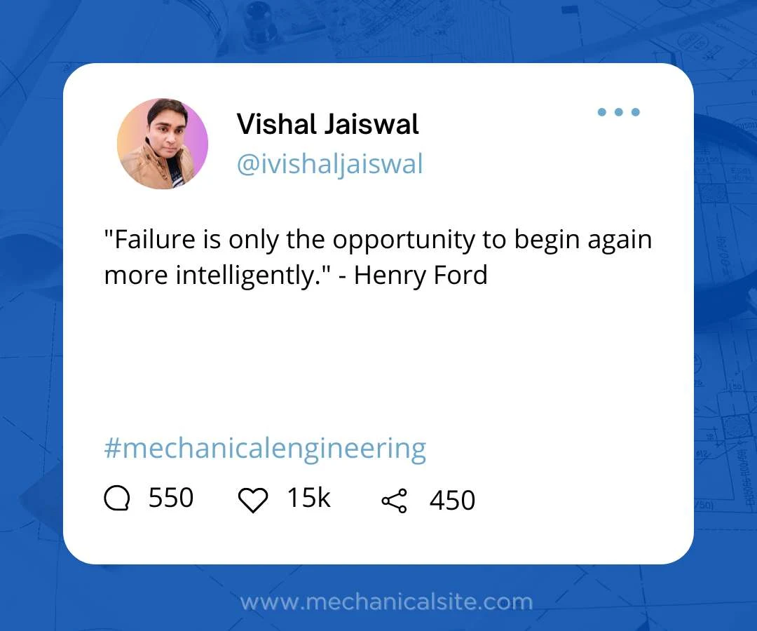 "Failure is only the opportunity to begin again more intelligently." - Henry Ford