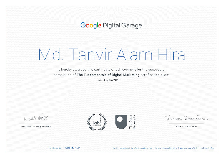 Google Certified Digital Marketer in Bangladesh