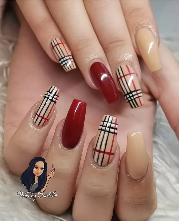 Top 45 Cute Burberry Nail Designs Ideas to Rock (2022) - Bhamystyles Blog