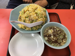 尾山台にある中華料理店三喜のチャーハン。