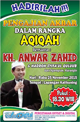 jadwal pengajian anwar zahid