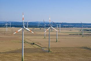 Turbinas de geração de energia eólica