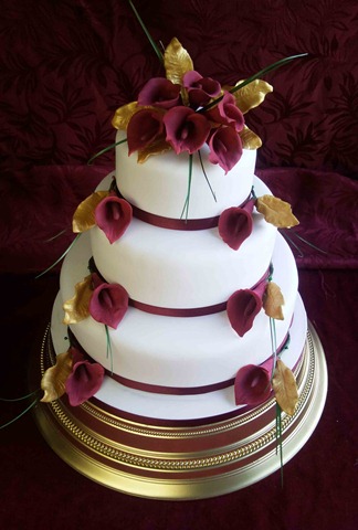 wedding cake table decorations