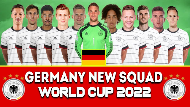 GERMANY SQUAD 2022 QATAR WORLD CUP