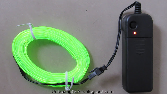 Led wire aceso