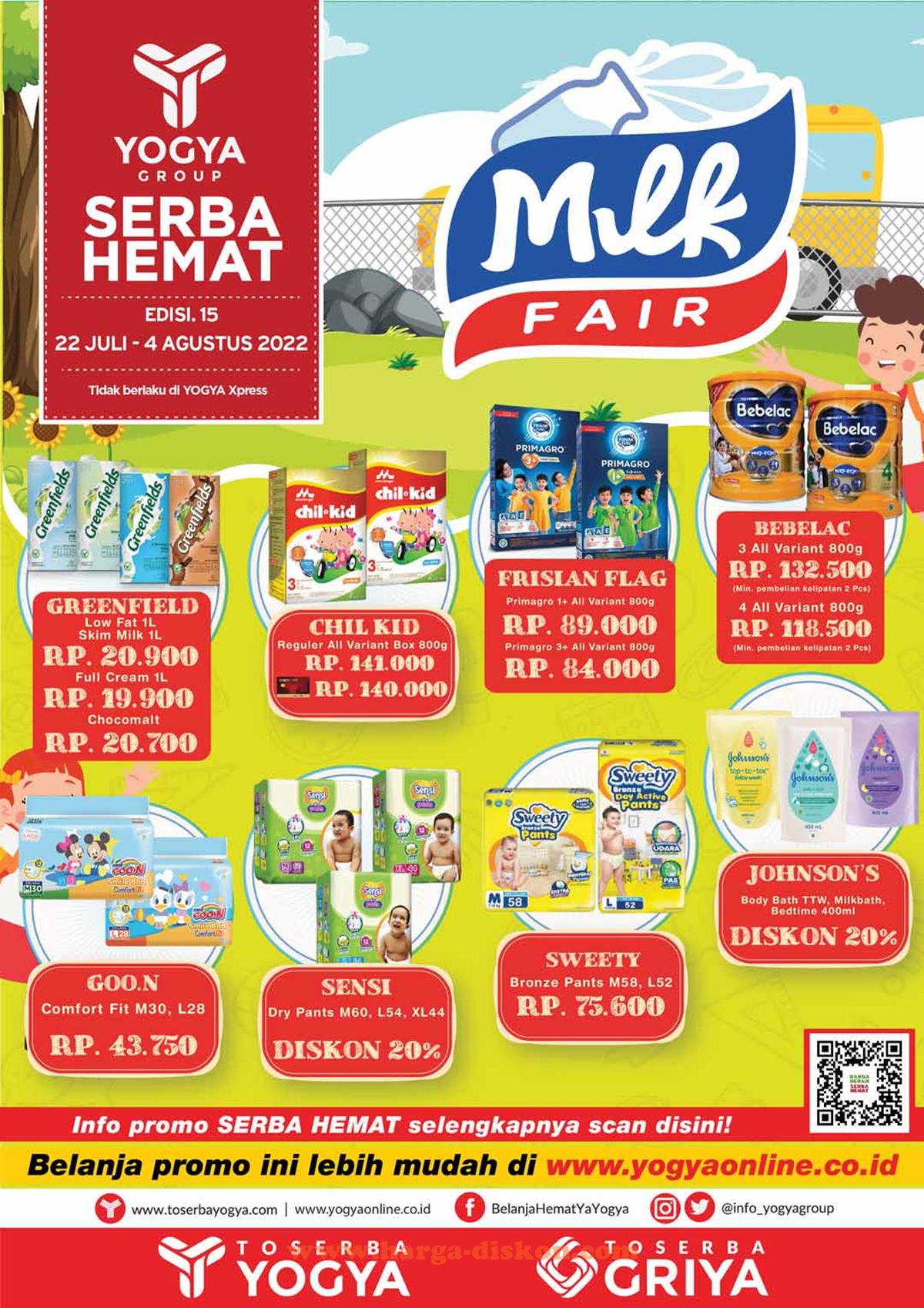 Katalog Promo Toserba Yogya Terbaru 22 Juli - 4 Agustus 2022