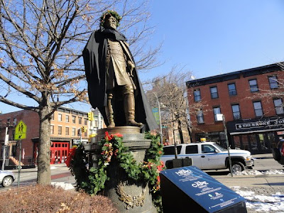 New York Statues Sport Cloaks To Promote NBC's The Cape Seen On lolpicturegallery.blogspot.com