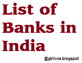 LIST OF BANK 