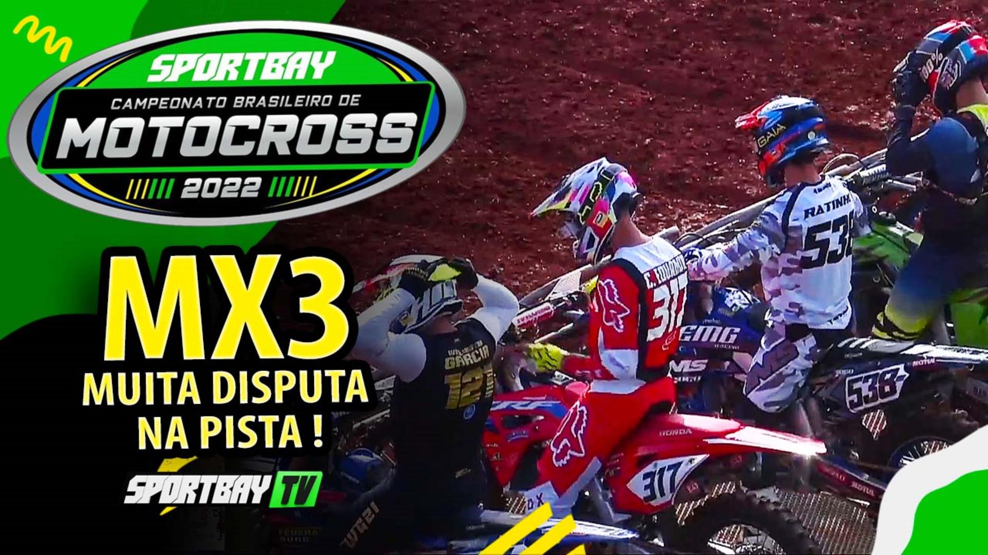 Corrida da MX3 - 2° Etapa Campeonato Sportbay Brasileiro de Motocross 2022  - Ibirubá (RS) - Canal Velocross News #BRAAAAP