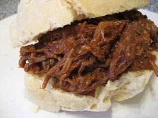 Slow Simmering Barbecue Beef Sandwiches