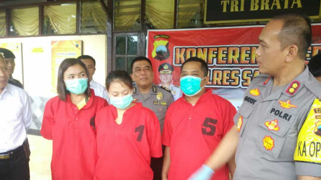 Akan Pesta Sabu, Dua Janda Muda dan Seorang Duda Diringkus Sat Resnarkoba Polres Salatiga