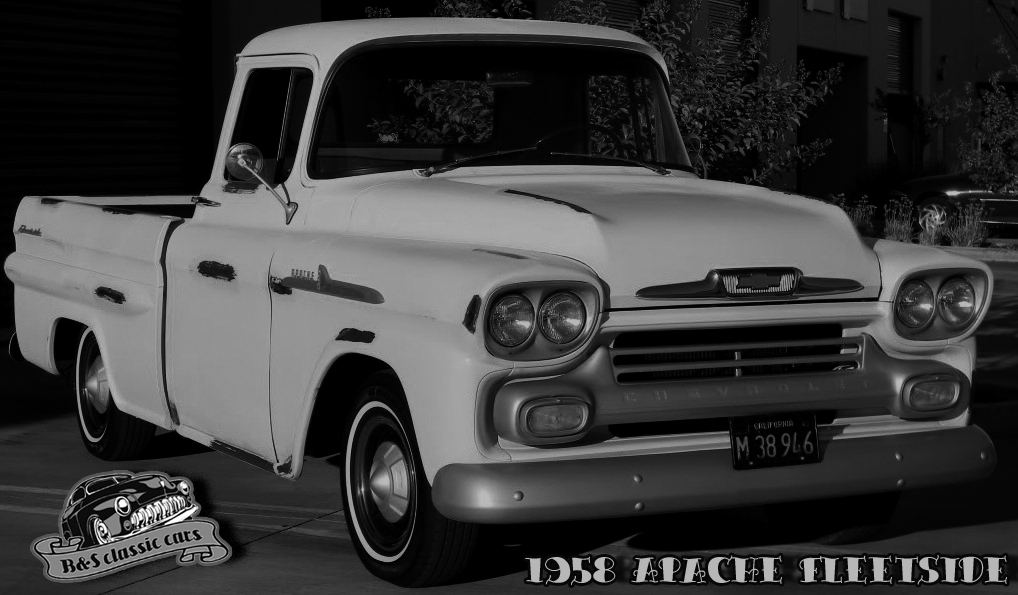 '58 Apache Fleetside Cool truck comming up 1958 Chevrolet Apache 