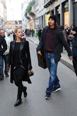 Zlatan Ibrahimovic with Wife