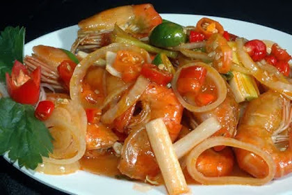 Resep Udang Saus Tiram Ala Restoran 