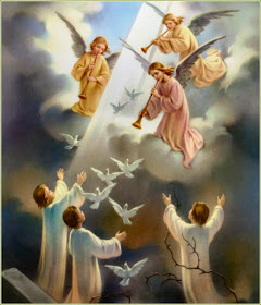 The carol applies the Christmas message to the current situation in the world and urges people to listen to the angels' songs (of the glory of God and His gift of peace).