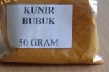 obat tradisional herbal kunyit atau kunir bubuk