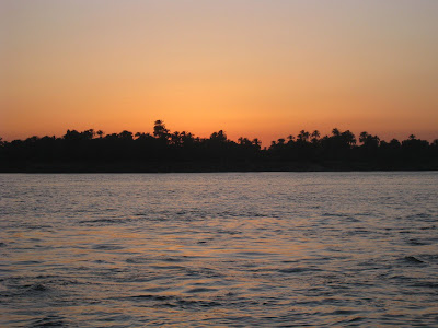 Sunset during Nile Cruise