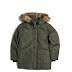 CANADA WEATHER GEAR Big Boys Faux Fur Trimmed Parka