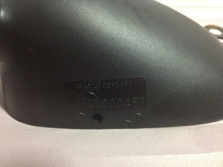 Yamaha R6 2011 mirror part number